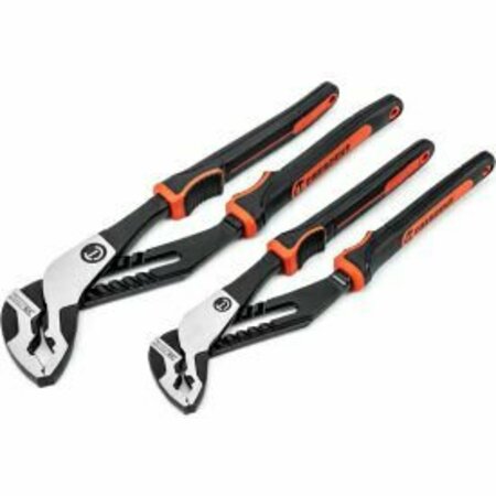 APEX TOOL GROUP Crescent® Z2 K9„¢ V Jaw Dual Material Tongue & Groove Plier Set of 2 Pieces RTZ2CGVSET2